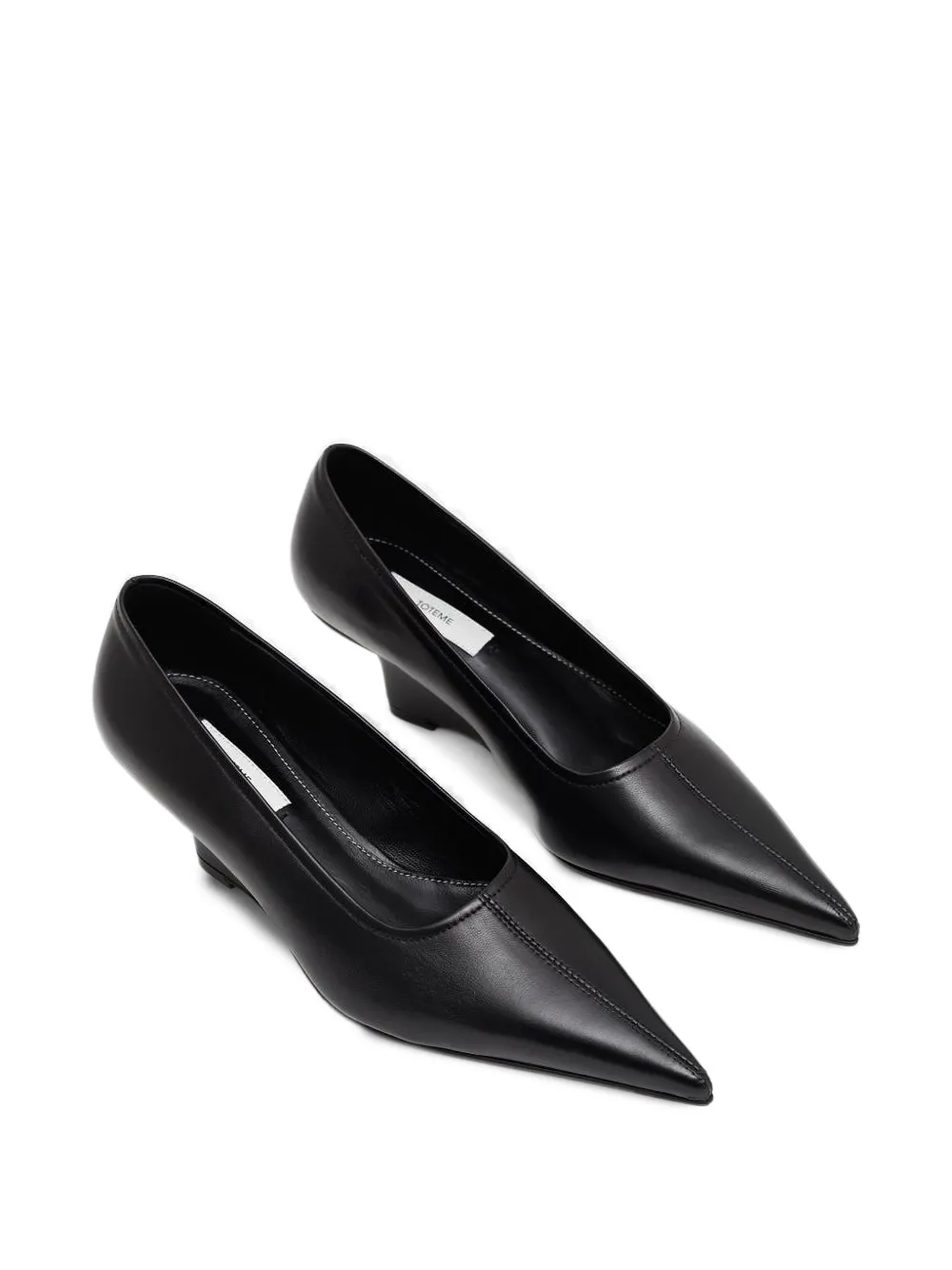TOTEME 55 mm Pumps met puntige neus Zwart