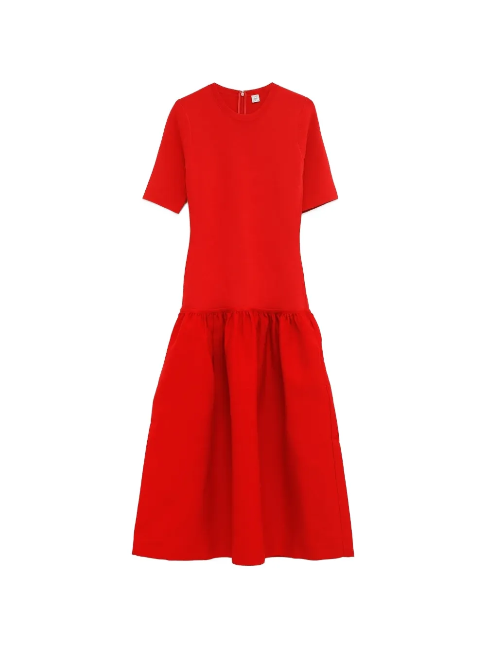 TOTEME Twinflower midi dress - Rosso