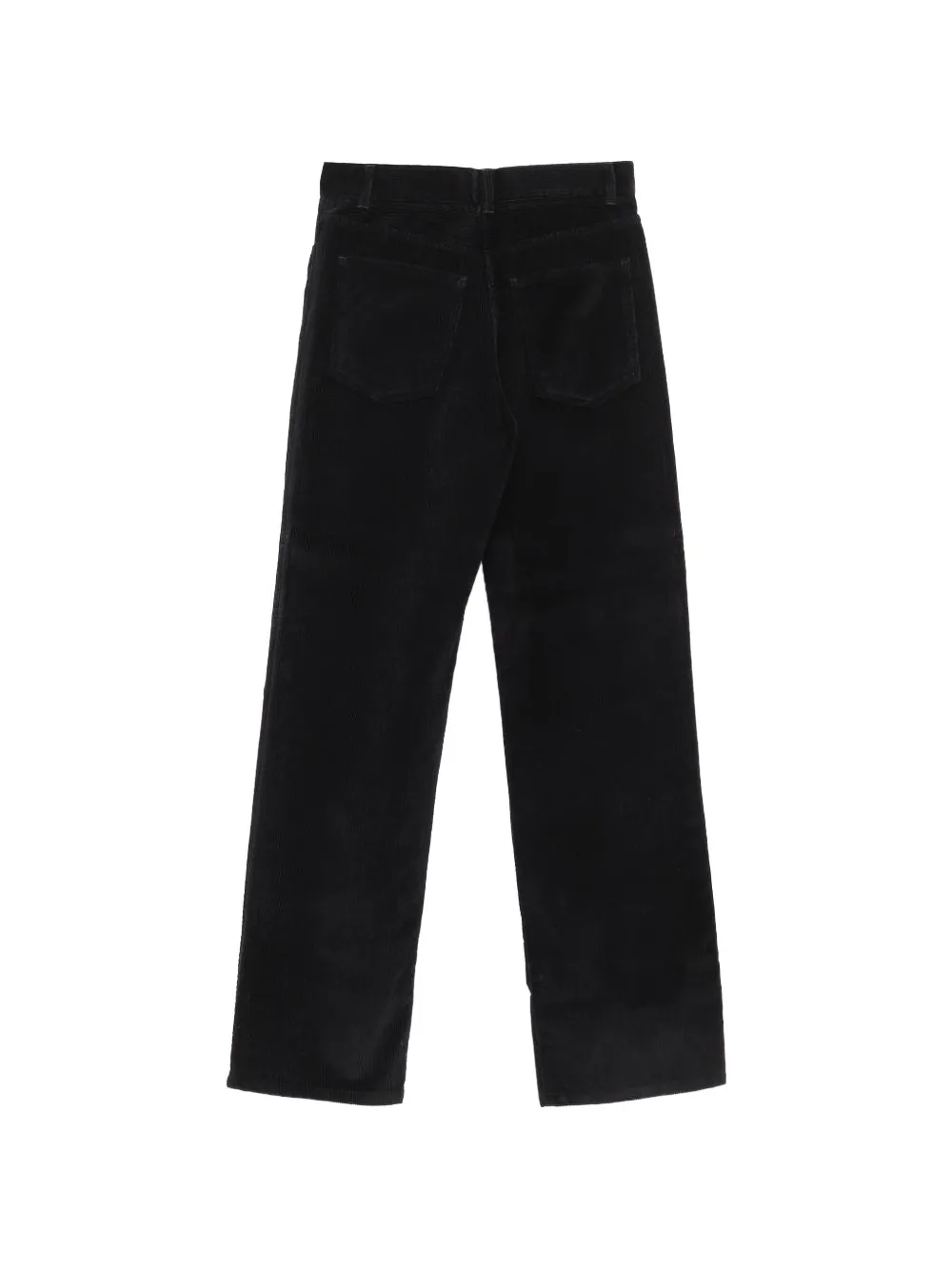 TOTEME Ribfluwelen broek Zwart