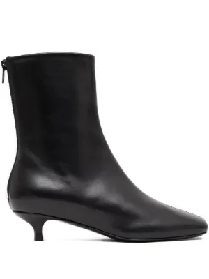 BALENCIAGA 20aw スクエアトゥ ブーツ Balenciaga スクエアトゥ レザーブーツ | ブラック | FARFETCH JP