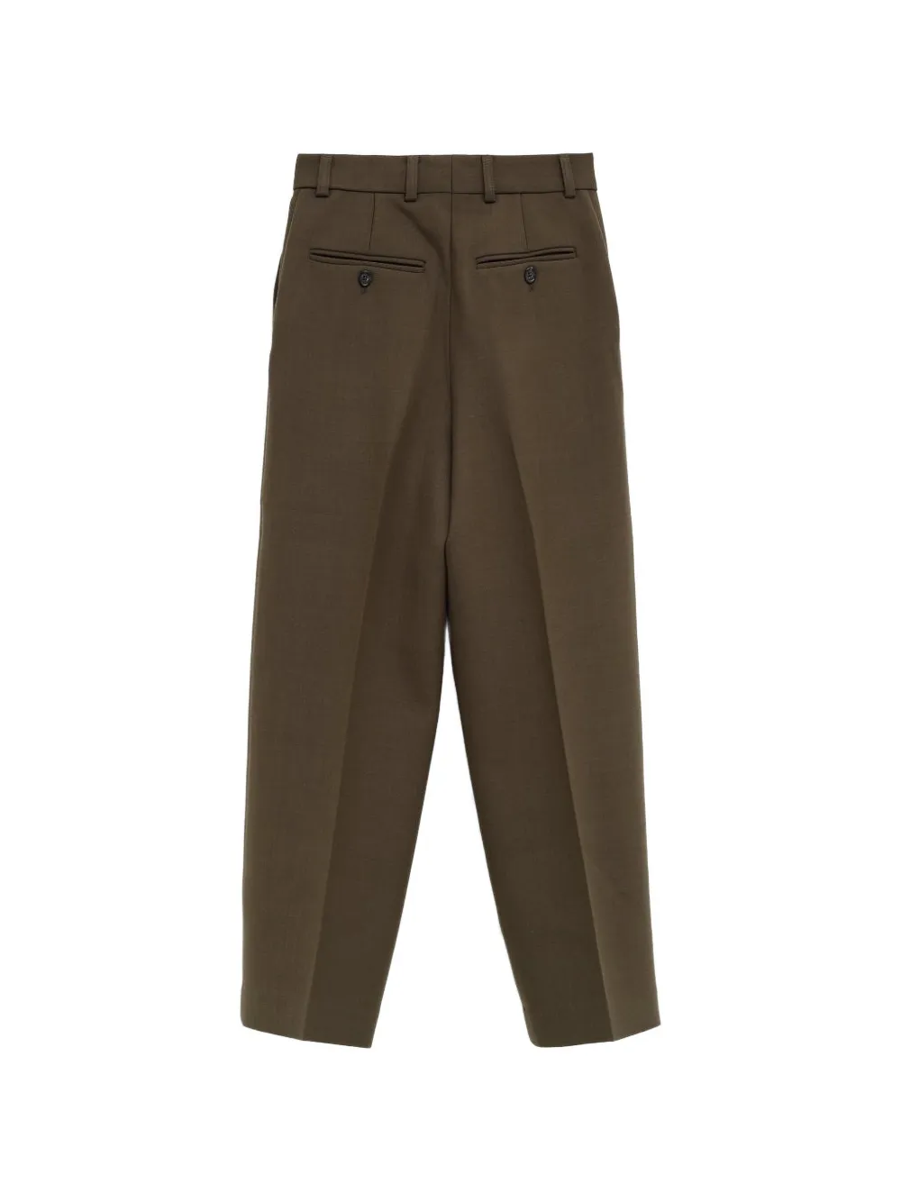 TOTEME pleated trousers - Bruin