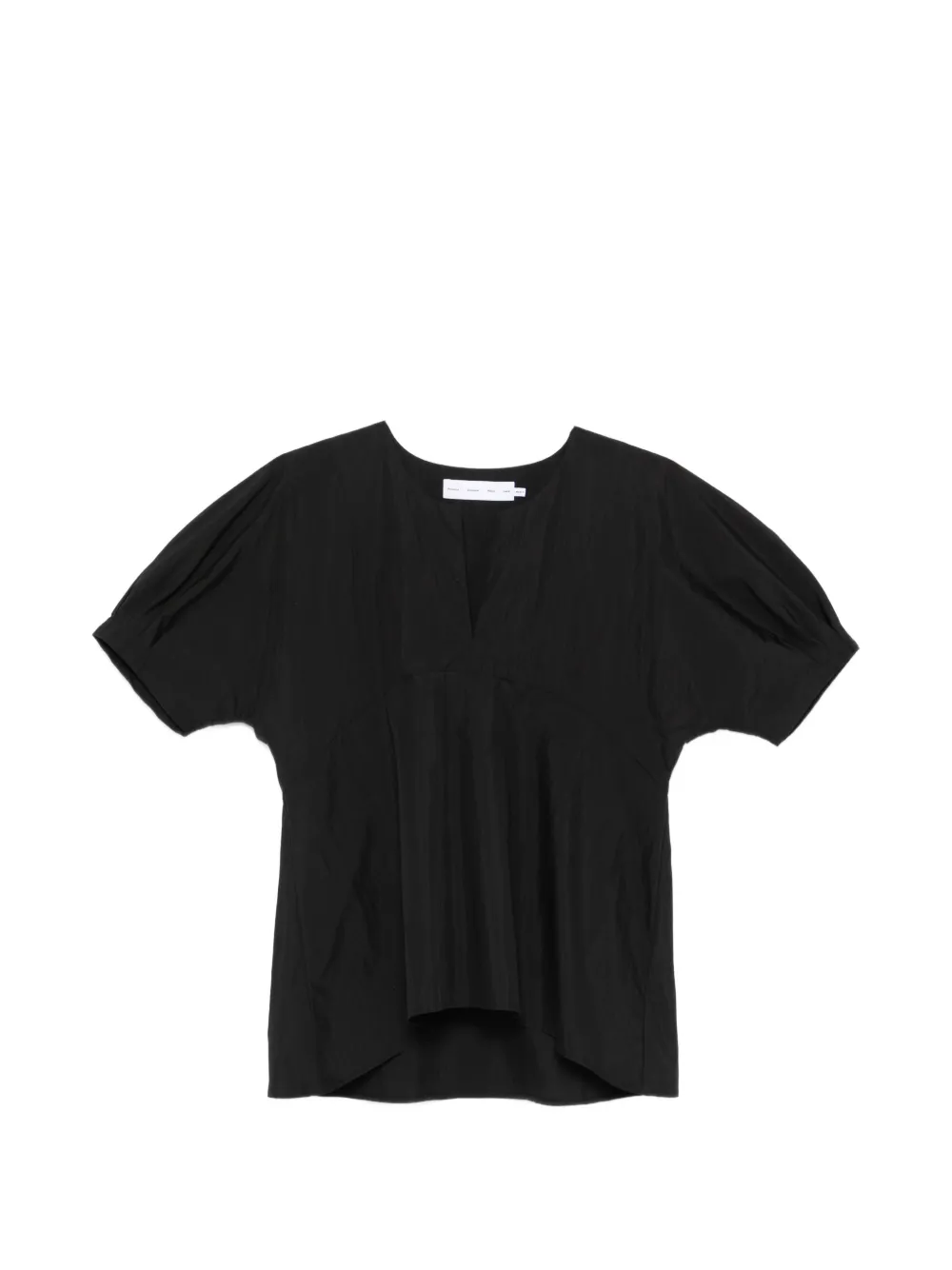 Proenza Schouler White Label Top Tia con scollo a V - Nero