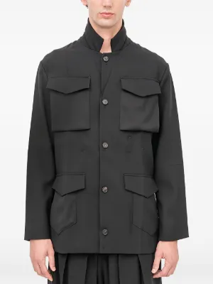 Kenzo zip-fastening Leather Jacket | Black | FARFETCH UK