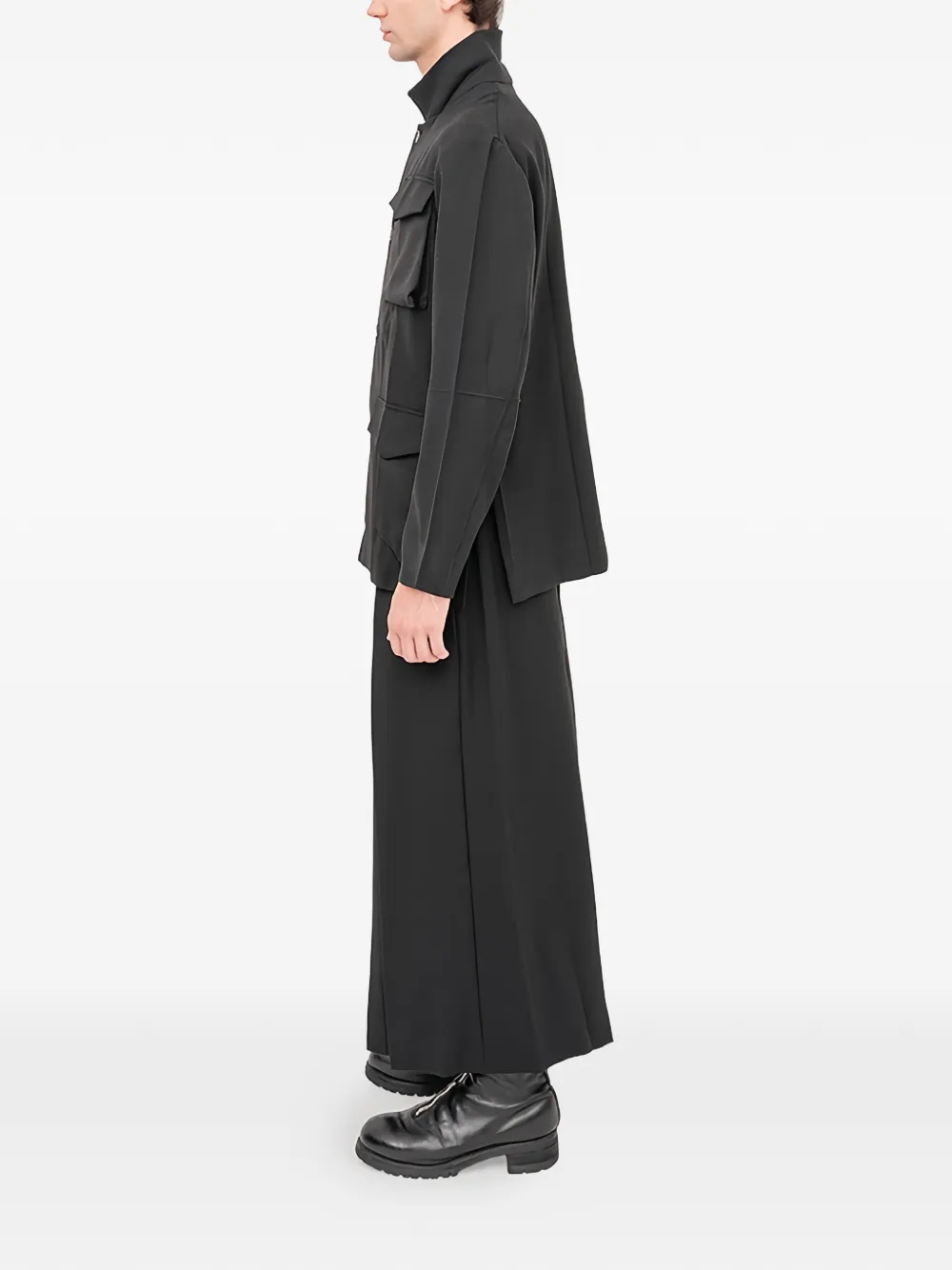 Setchu Origami Safari-style Jacket In Black