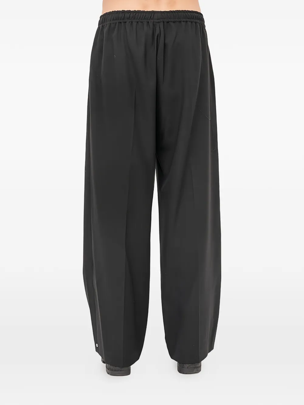 Setchu Broek van scheerwol Zwart