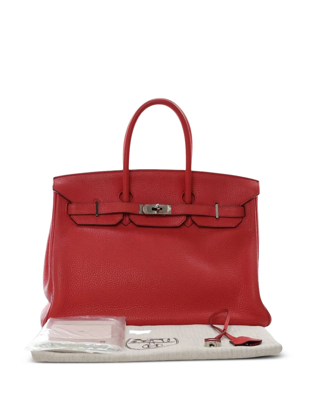 Hermès Pre-Owned 2010 Clemence Birkin Retourne 35 handbag | Pre-Owned | Image 2