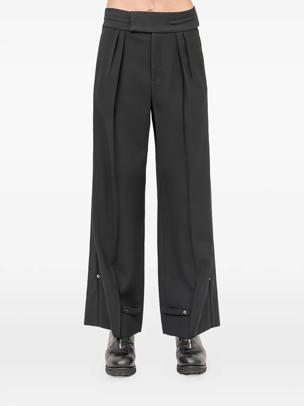 Setchu pleated trousers | Black | Image 1
