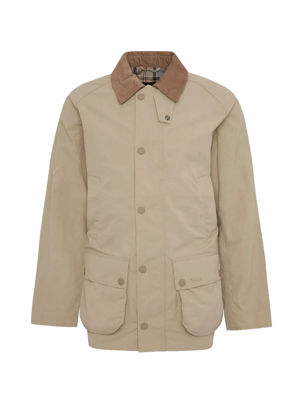 Barbour Ashby corduroy-collar pocket jacket - Toni neutri