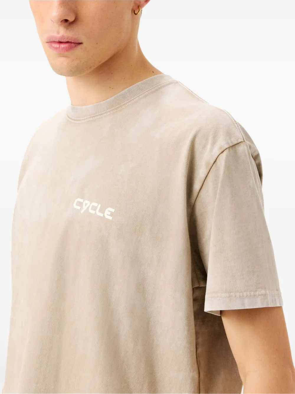  Cycle Camiseta Over Con Logo Estampado - Neutro 