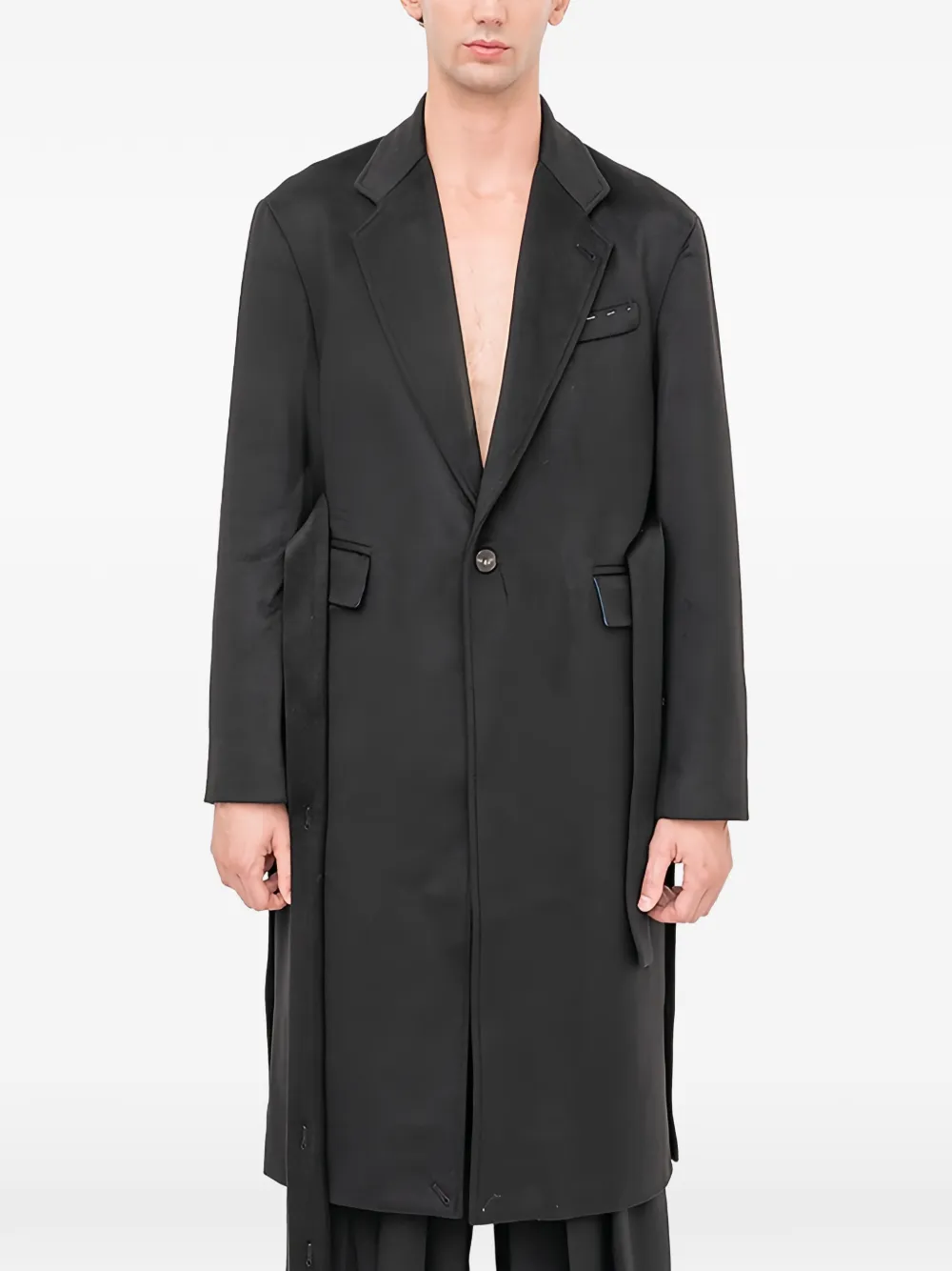 Setchu belted coat | Single Breasted Coats | Image 2