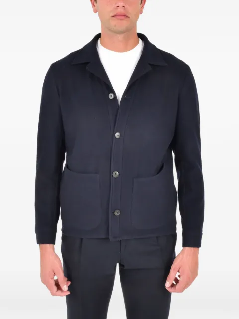 FRANZESE COLLECTION chamarra con botones y bolsillo de parche