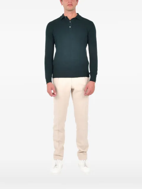 FRANZESE COLLECTION ribbed polo shirt