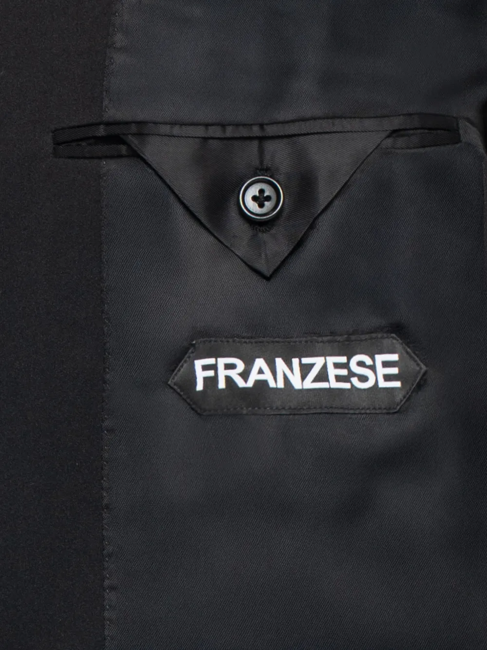 FRANZESE COLLECTION Blazer met puntige revers Zwart