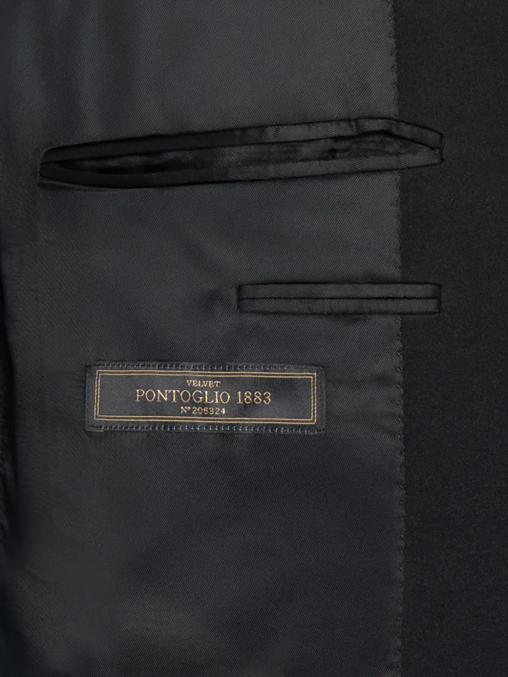 FRANZESE COLLECTION Blazer met puntige revers Zwart