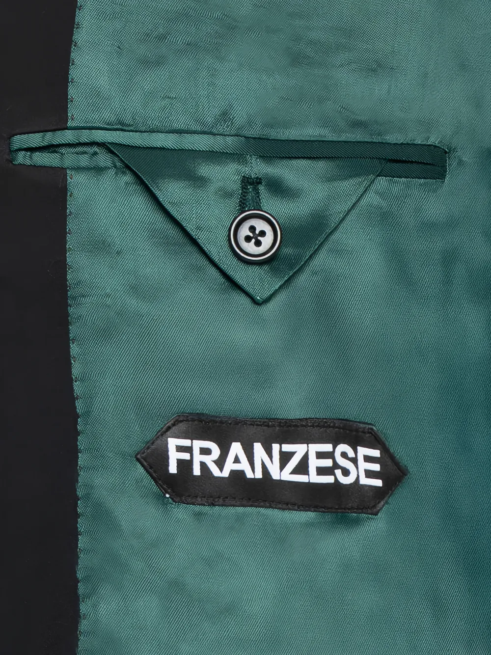 Franzese Collection Peak-lapels Blazer In Green