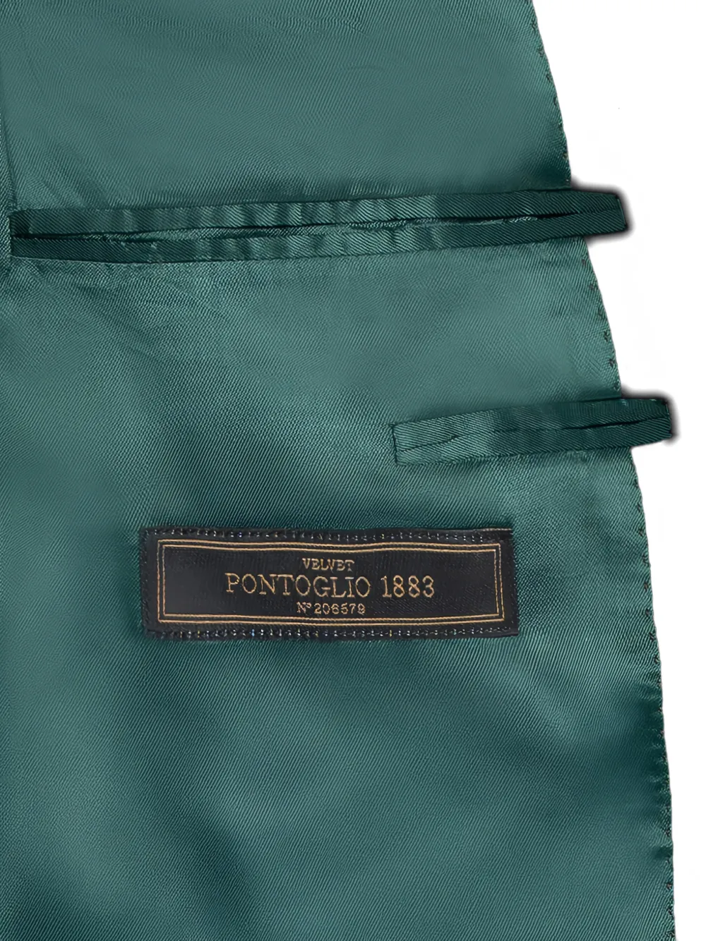 Franzese Collection Peak-lapels Blazer In Green