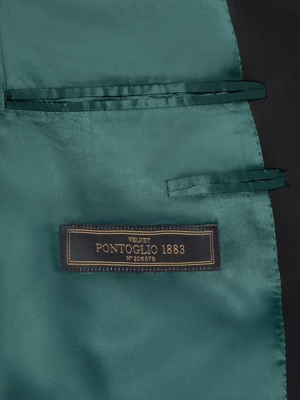 FRANZESE COLLECTION Blazer met puntige revers Groen