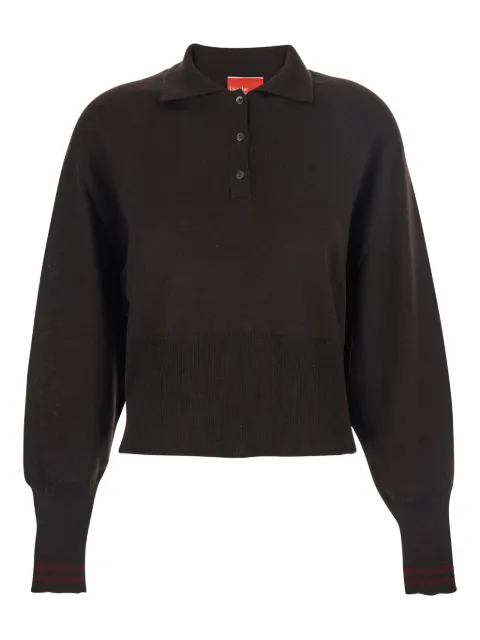 Merci long-sleeve polo top
