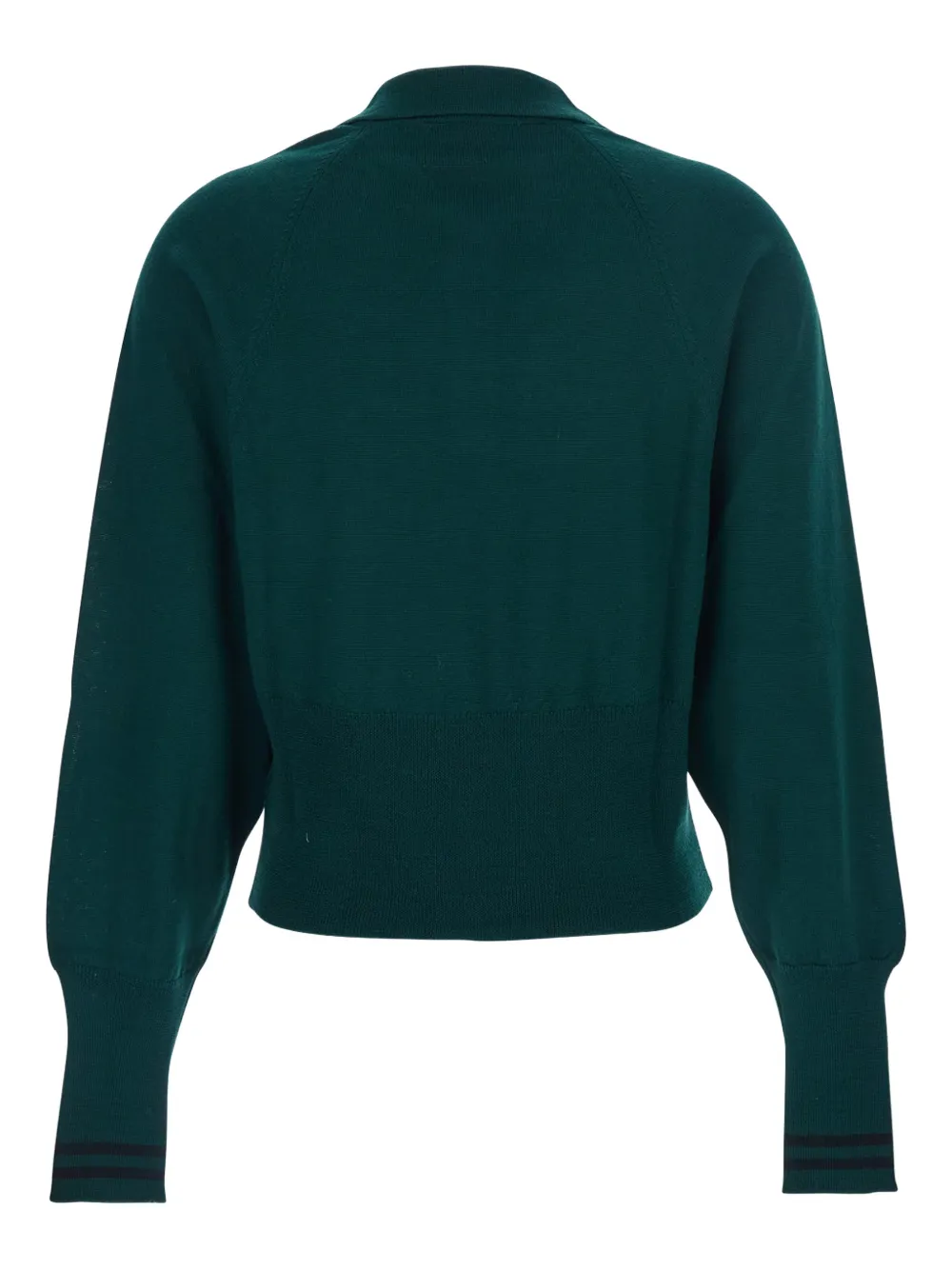 Merci long-sleeve polo top - Groen