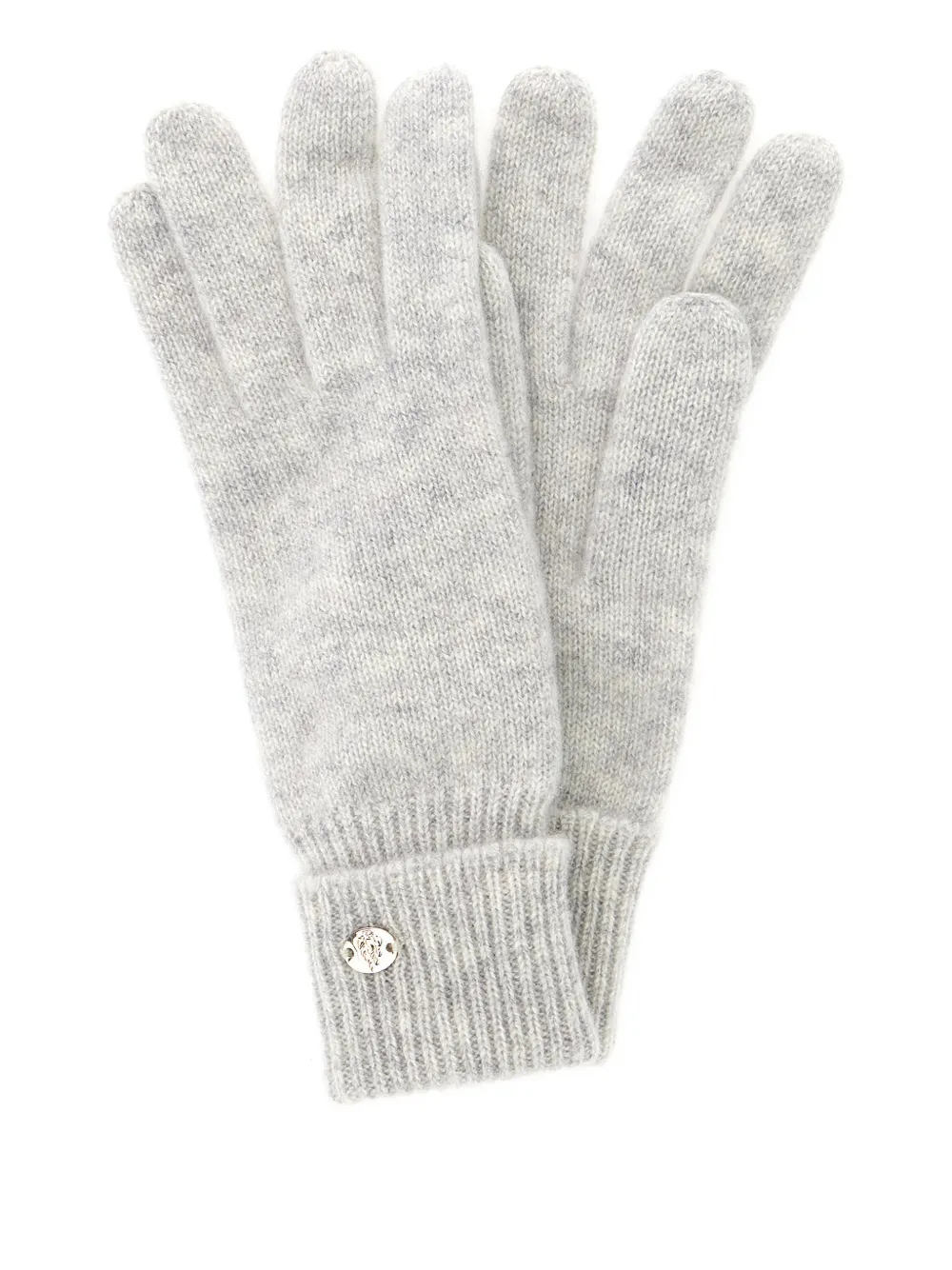 Helen Kaminski Blaire gebreide handschoenen met logobedel Grijs