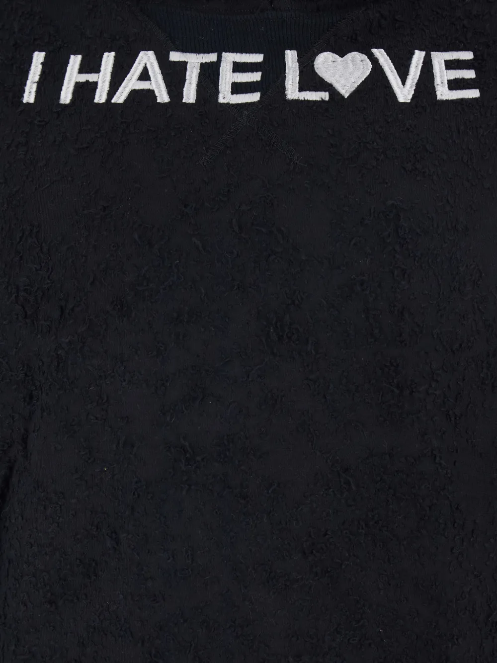 固定兜帽印花连帽衫