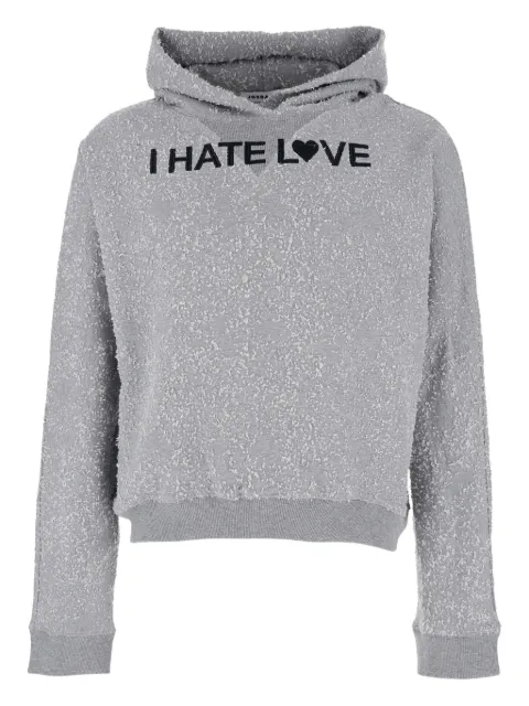 JORDANLUCA hoodie con eslogan estampado