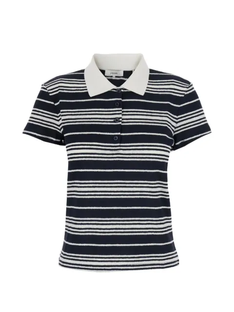 FRAME playera tipo polo a rayas