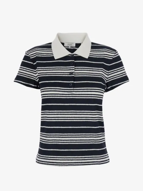 FRAME playera tipo polo a rayas