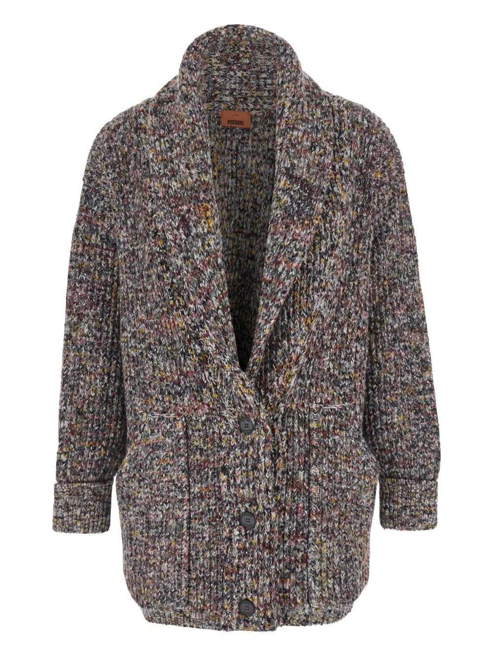 Missoni Cardigan con scollo profondo - Grigio