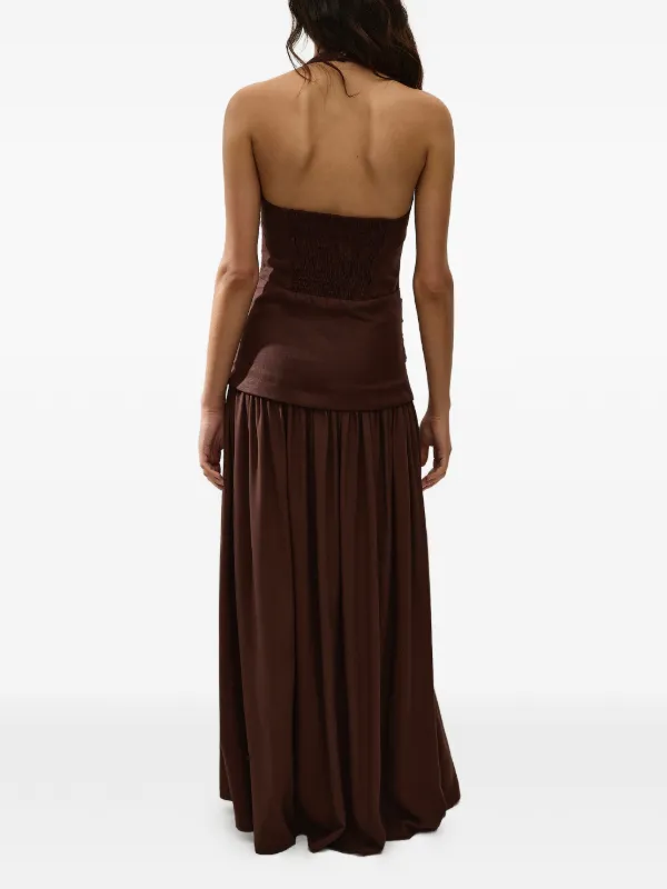maxi bodycon long sleeve dress SnatchedKnit V-Neck Sami Brown / XL/2X Core Colors:Toast Neck Bandage Casual Long Macys1 David's Bridal | Dresses