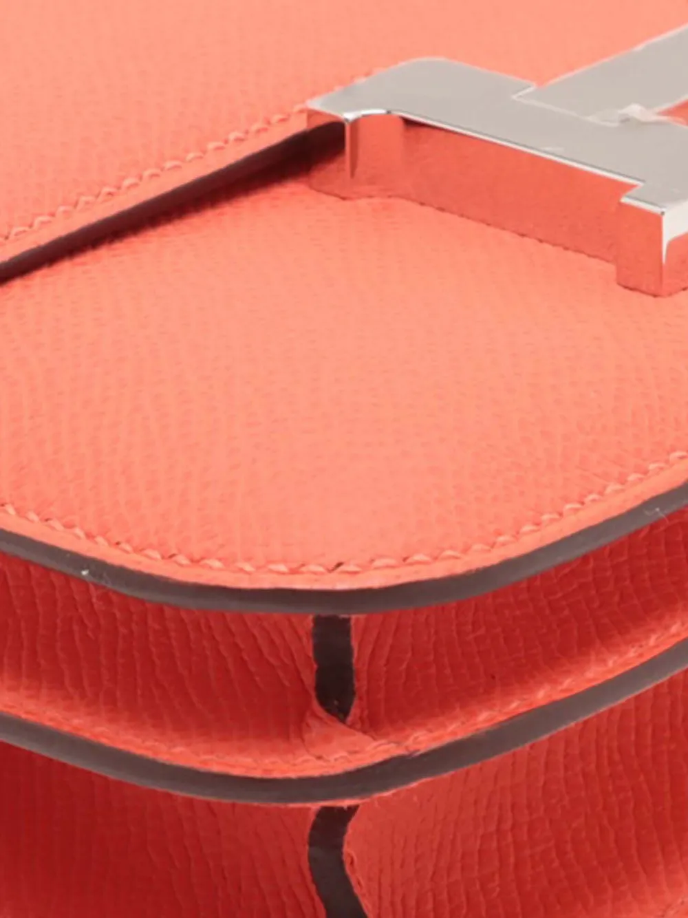 Pre-owned Hermes 2024 Mini Epsom Constance Iii 18 Crossbody Bag In Pink