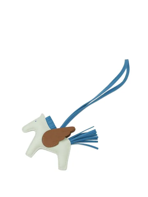 Hermès Pre-Owned llavero Grigri Rodeo Pegase PM de piel de cordero y Swift 2024