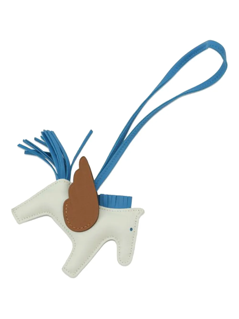 Hermès Pre-Owned 2024 Milo Lambskin and Swift Grigri Rodeo Pegase Bag Charm PM | Image 2