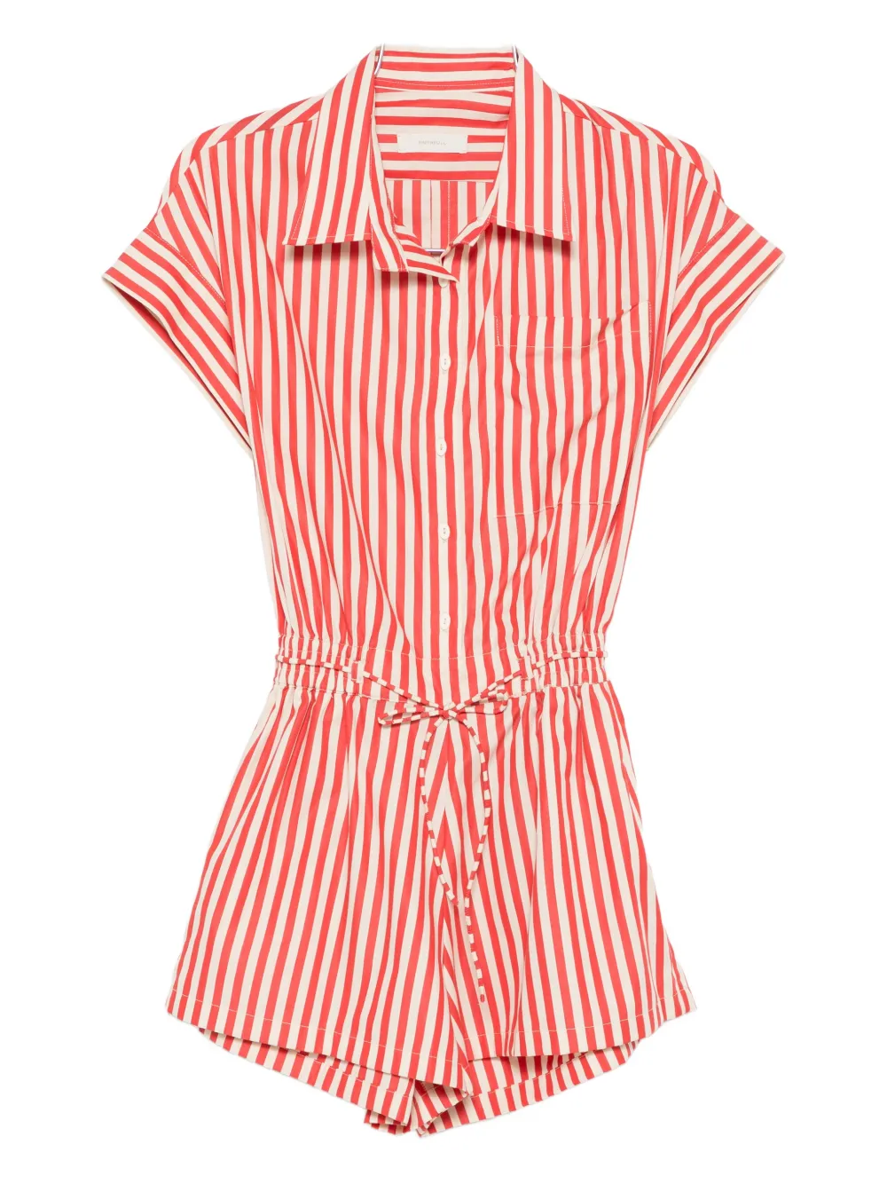 Faithfull The Brand Orozco Striped Playsuit In Multi