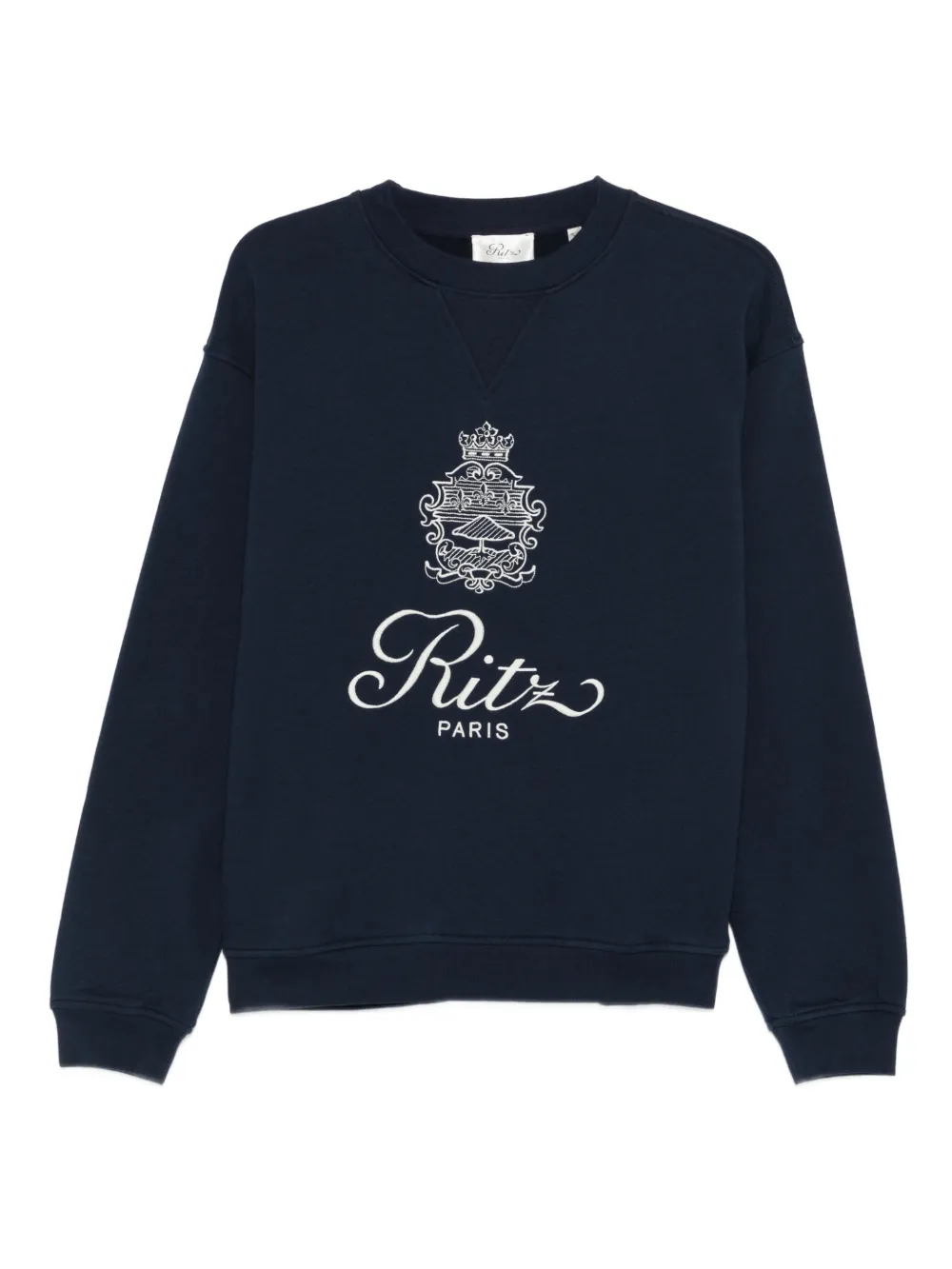Frame Logo Graphic Sweater In Blue