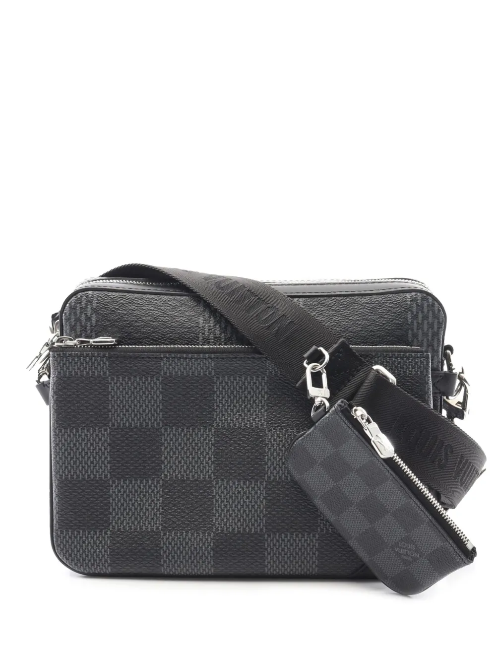 Louis Vuitton Pre-Owned 2010-2025 Damier Graphite Trio Messenger