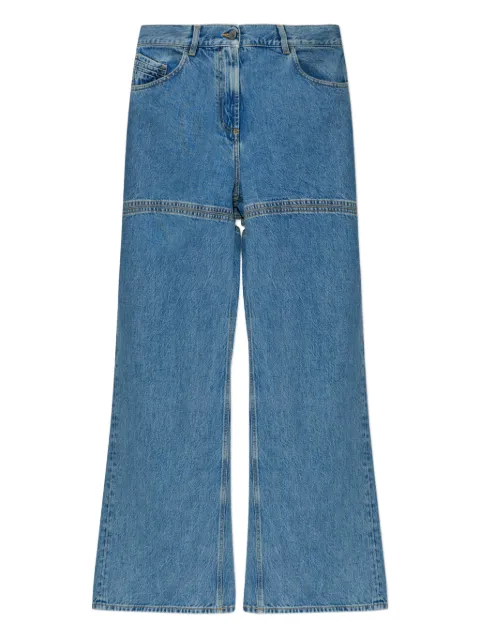 The Attico jeans con aberturas