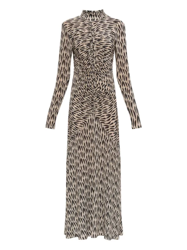 Ulla Johnson Ida long-sleeve Ruched Turtleneck Maxi Dress | Neutrals | FARFETCH Ulla Johnson Ida long-sleeve Ruched Turtleneck Maxi Dress | Neutrals | FARFETCH
