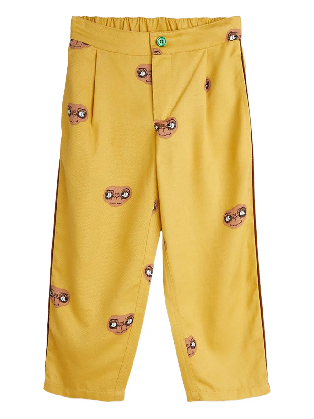 Mini Rodini E.T-print trousers | Yellow | Image 1