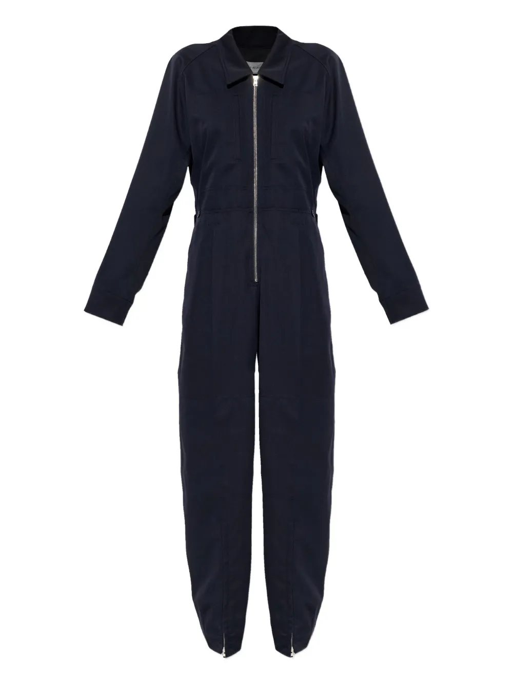Victoria Beckham Zip-fastening Jumpsuit In Blue