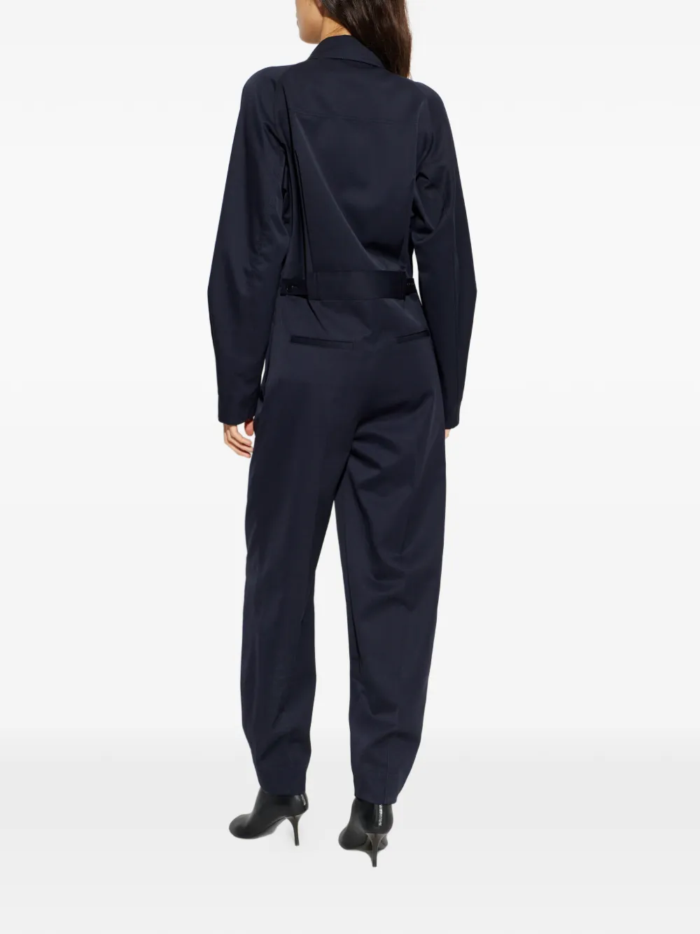 Victoria Beckham Jumpsuit met ritssluiting Blauw