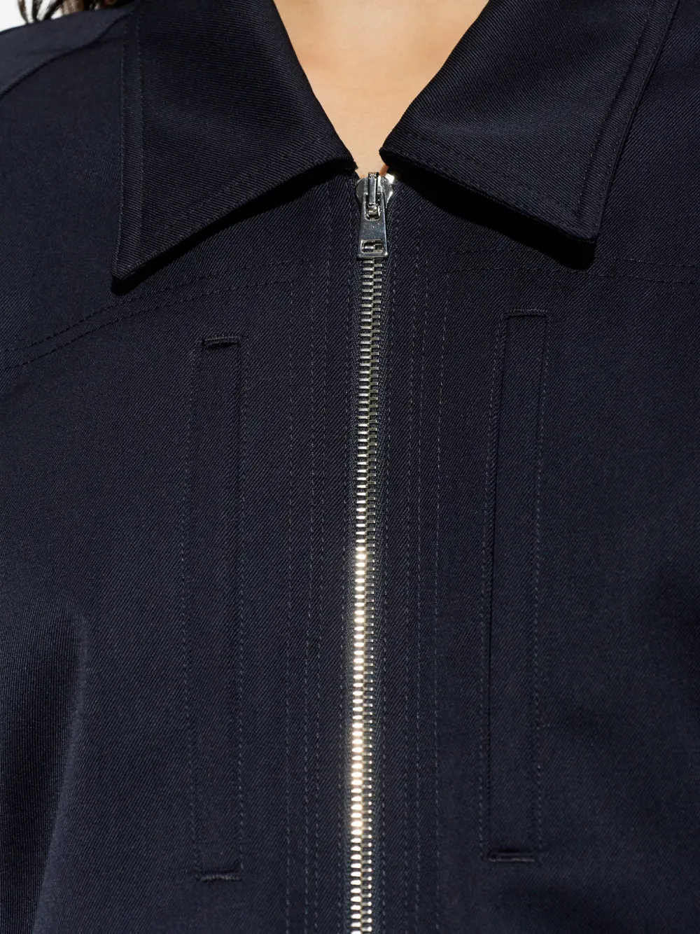 Victoria Beckham Jumpsuit met ritssluiting Blauw
