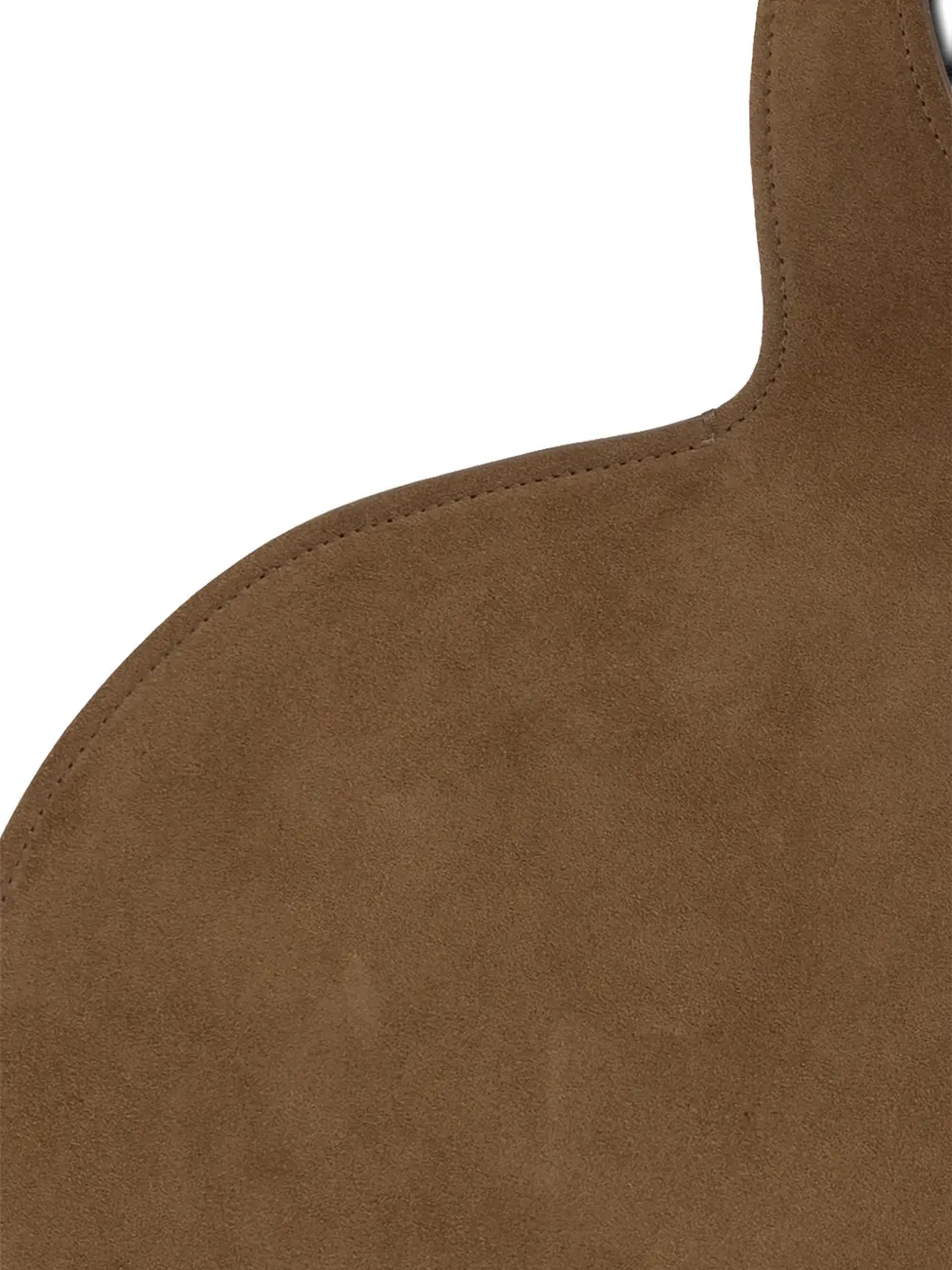 Coperni Shopper met dubbel hart Bruin