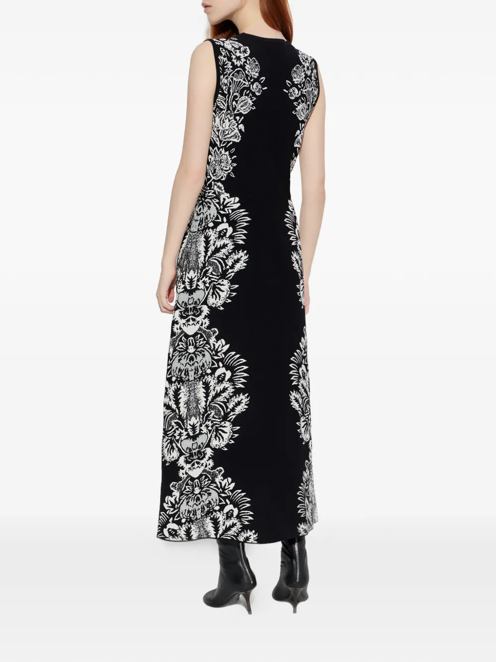 Ulla Johnson Liana mouwloze maxi-jurk met bloemenprint Zwart