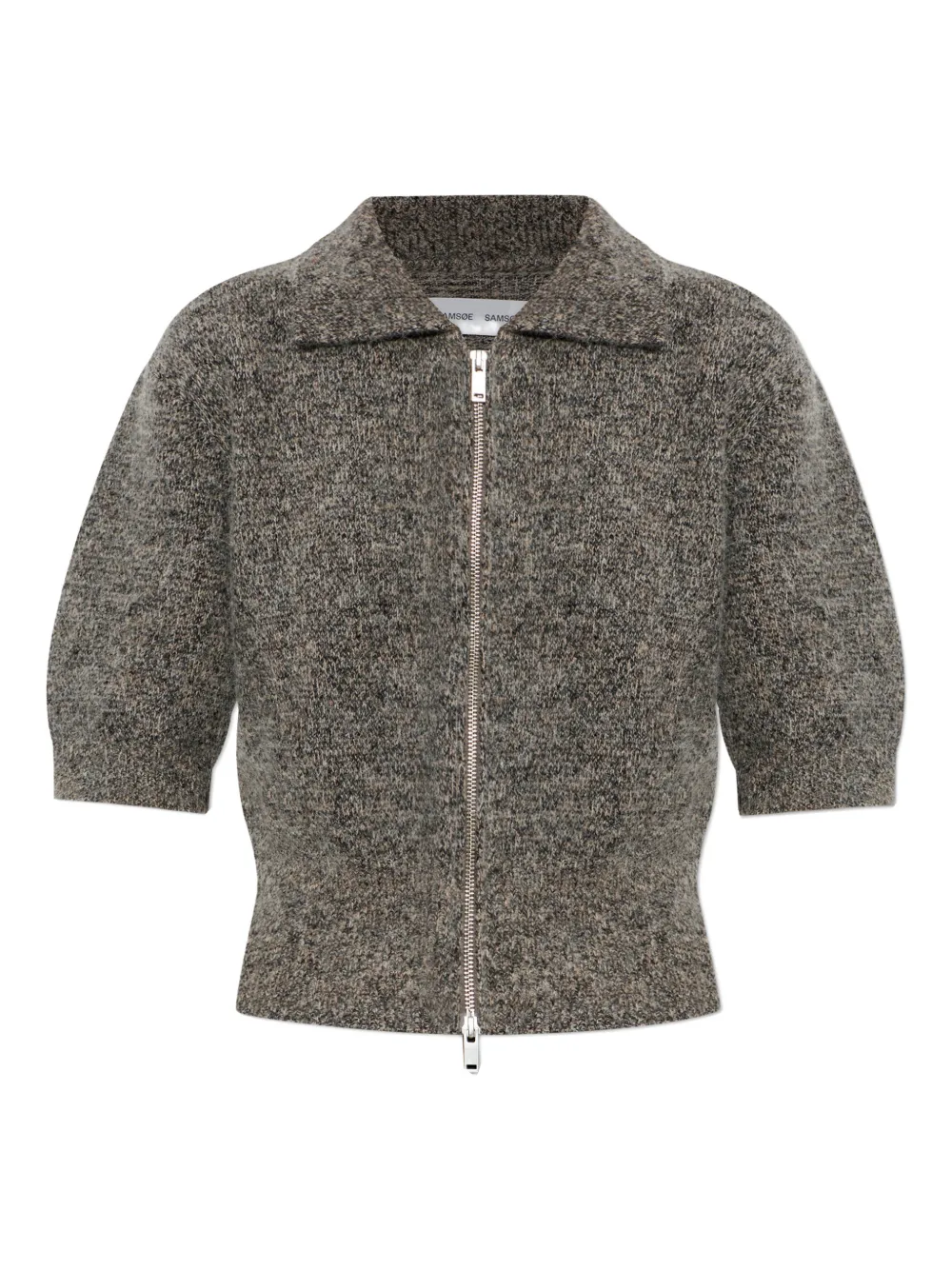 SAMSOE SAMSOE top con cierre | gris | Image 1