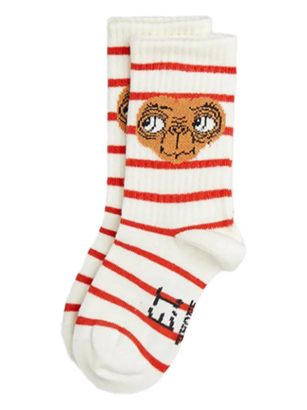 Mini Rodini E.T-print striped-pattern pack socks (pack of three) | Teen Boy Clothing | Image 2