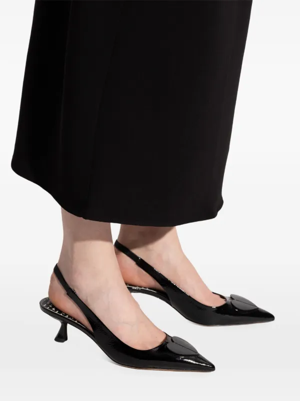 ️【新品未使用】Kate spadeヒール♠️ Kate Spade 60mm Lover heart-detailed Heels | Black | FARFETCH