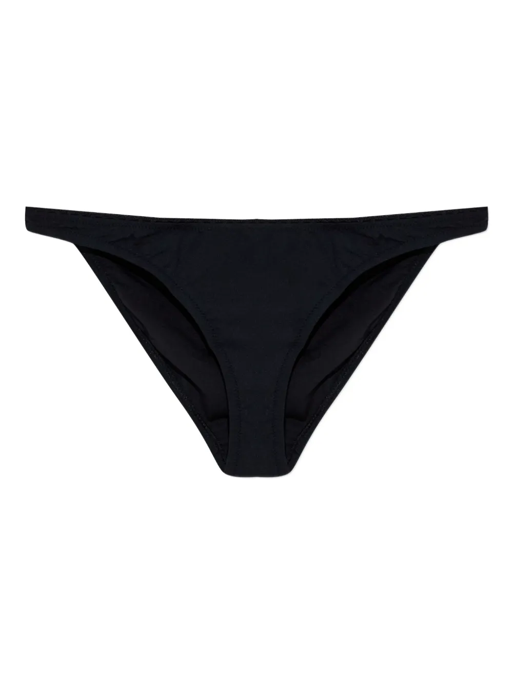 Melissa Odabash Pompano Scalloped Bikini Bottom In Black