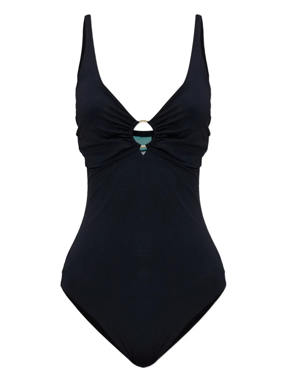 Melissa Odabash Ring-detail Swimsuit In Black
