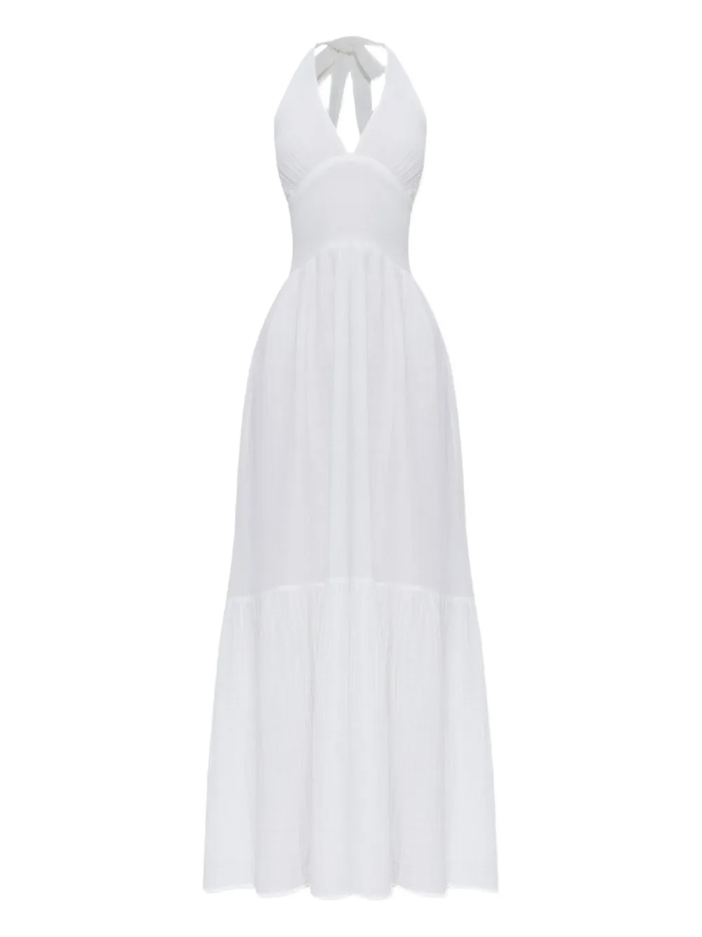 Melissa Odabash Shay halterneck maxidress - Weiß